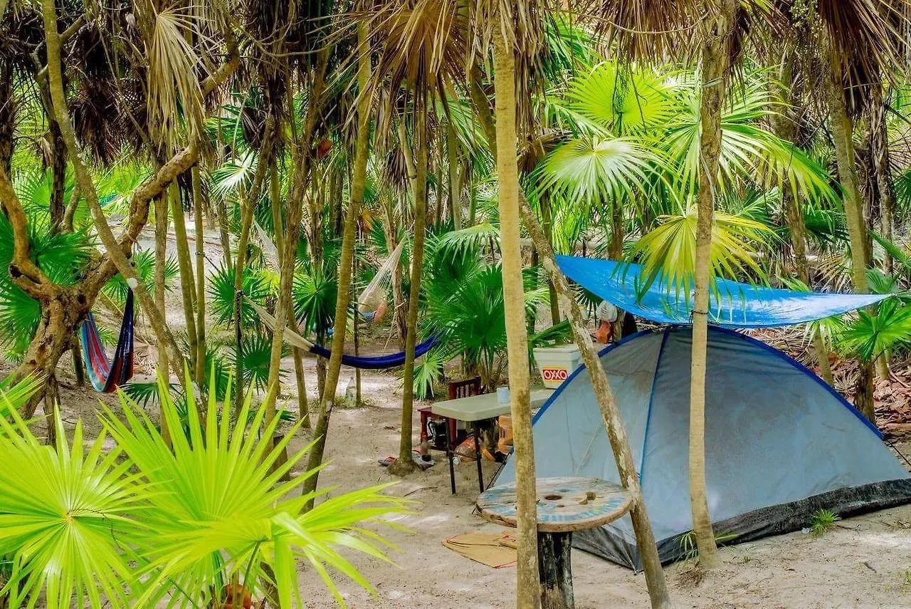 Luxury tent Camping Revolucion Pancho Villa Tulum Mexico